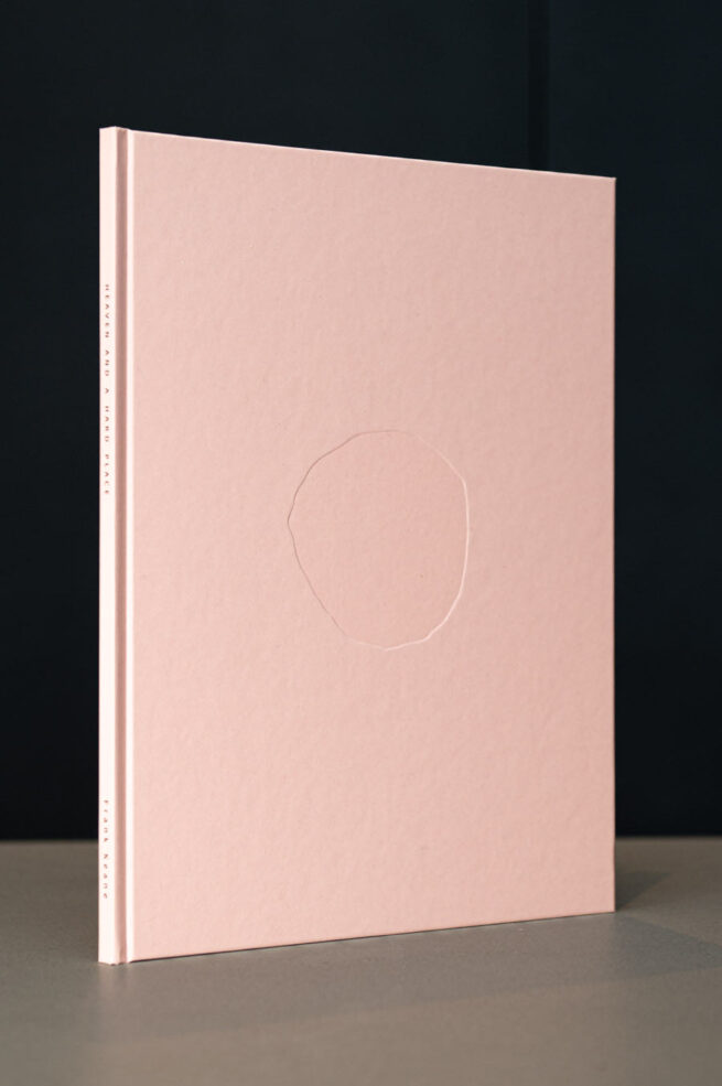 picture of a pink book standing on end